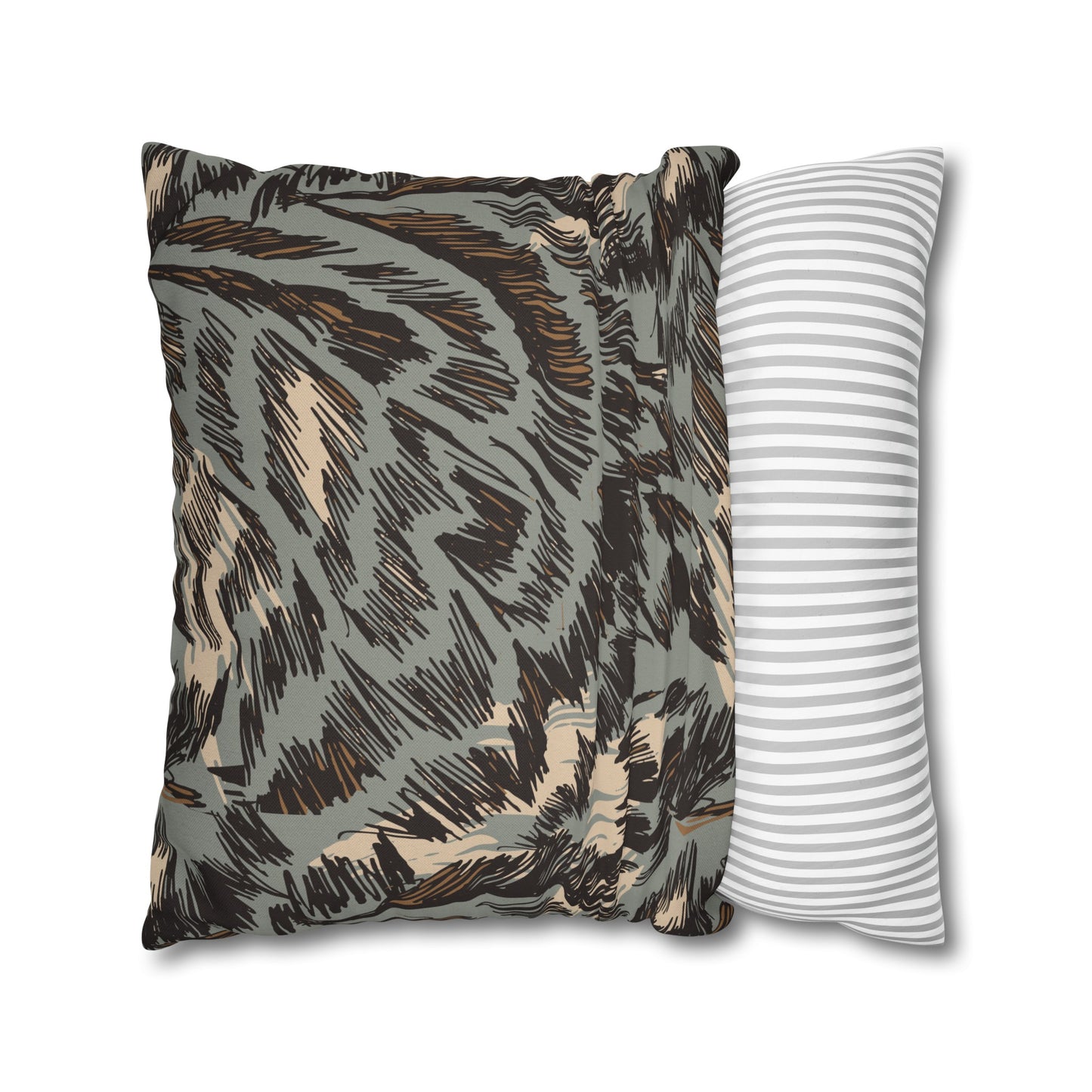 Spun Polyester Square Pillowcase