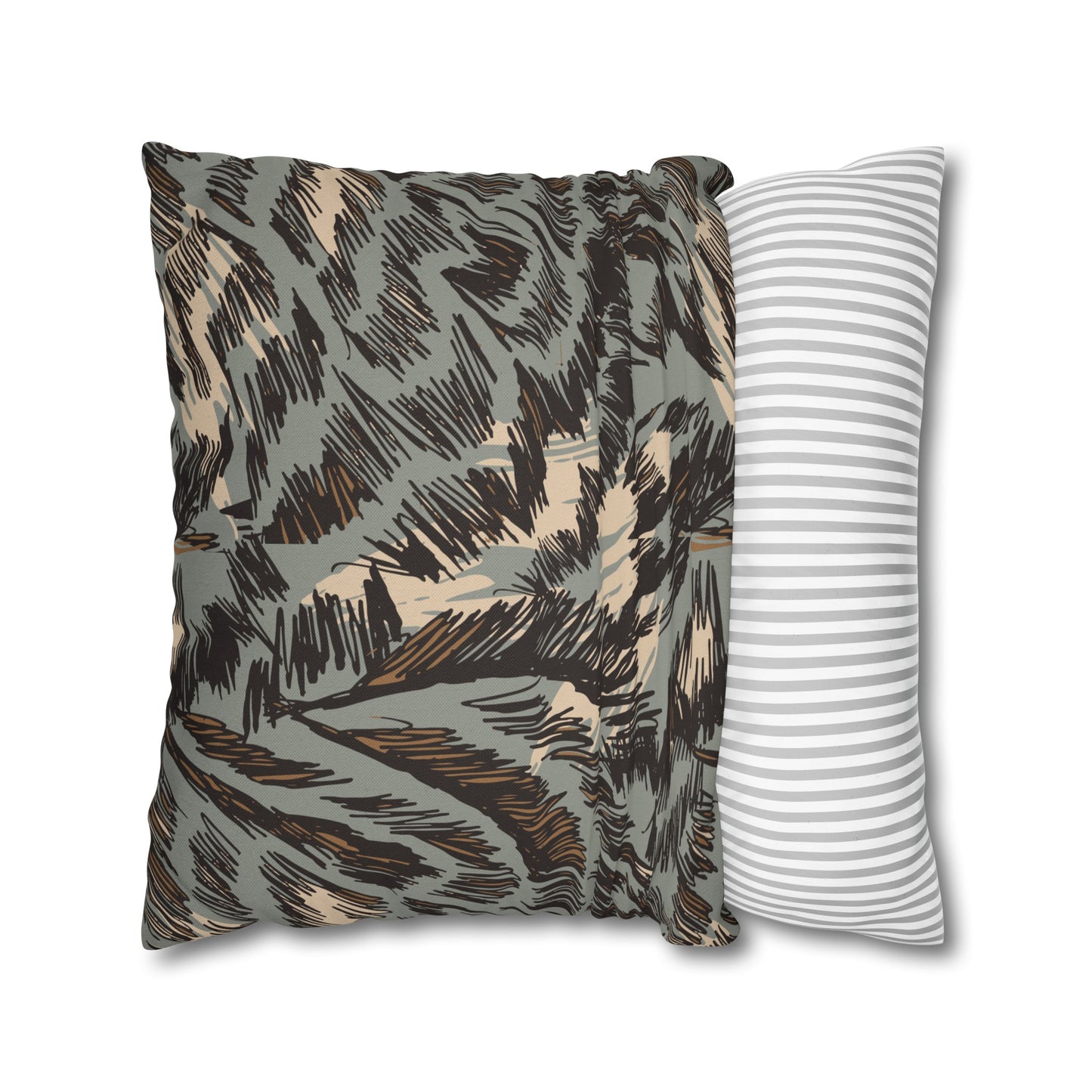 Spun Polyester Square Pillowcase