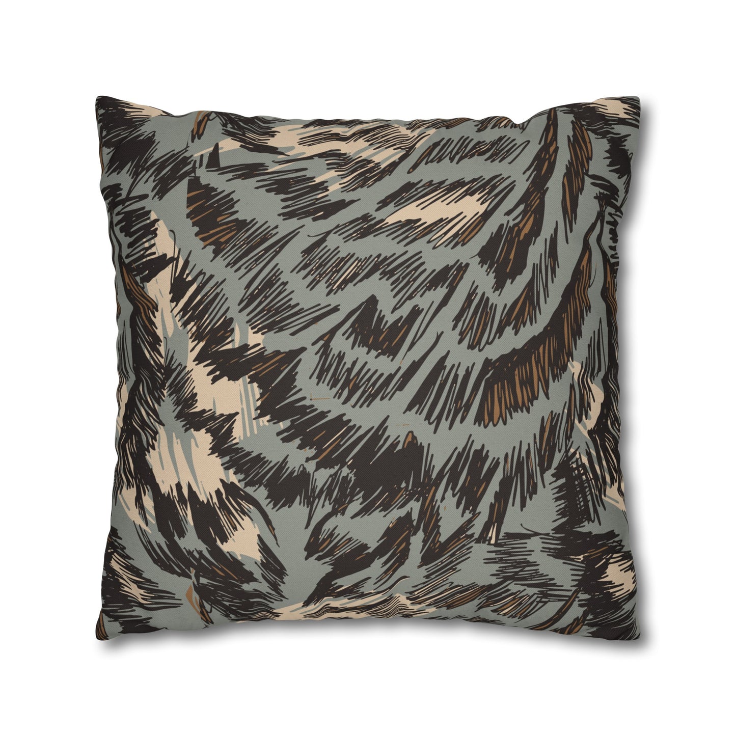 Spun Polyester Square Pillowcase