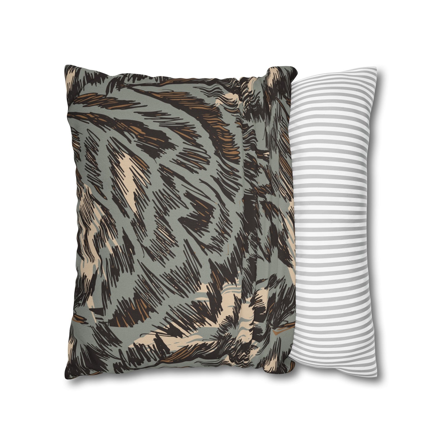 Spun Polyester Square Pillowcase