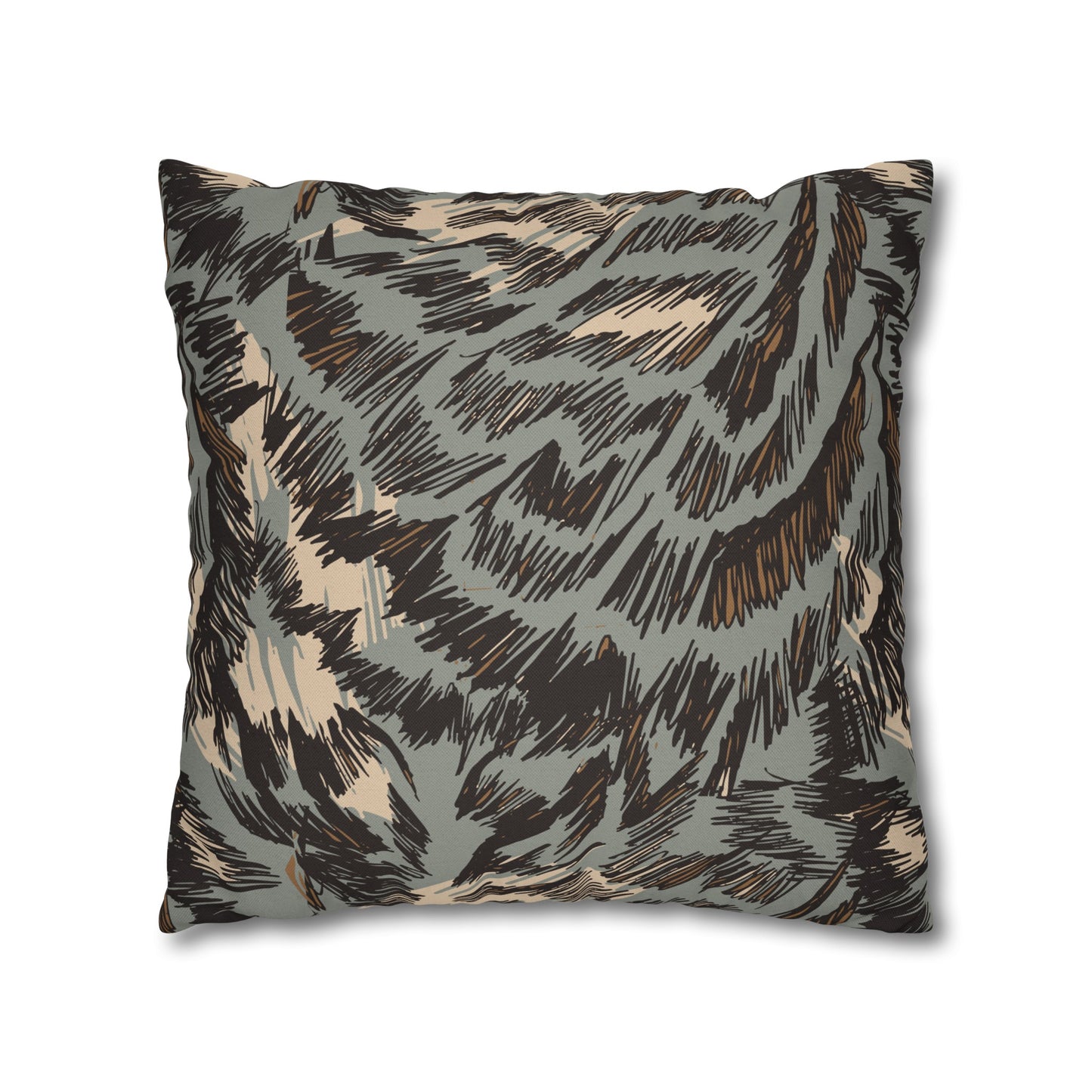 Spun Polyester Square Pillowcase